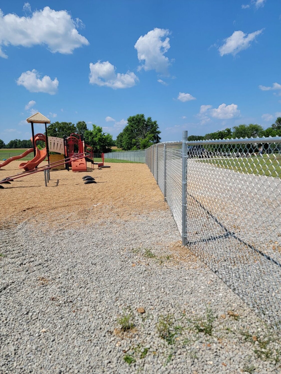 Kids at Niangua Schools are set up for a much safer year with the recent installation of a new safety perimeter around the playground.


Mail Photos by Shelby Atkison