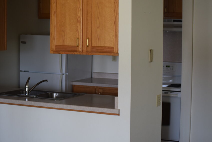 A photo of a kitchen in one of the apartments in Sparta that the Monroe County Housing Authority owns.