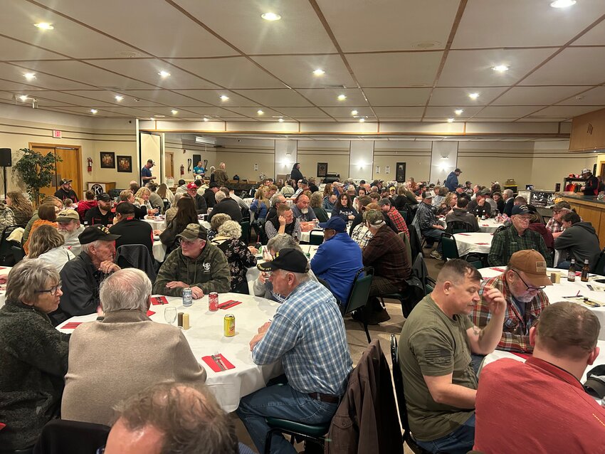 There were 200 attendees at the Fallen Outdoors banquet, held at the Sparta American Legion, on March 29th. The packed room honored the evenings honored guests, the Vietnam Veterans. An uproarious standing ovation served as a belated, but heartfelt welcome home for the veterans.