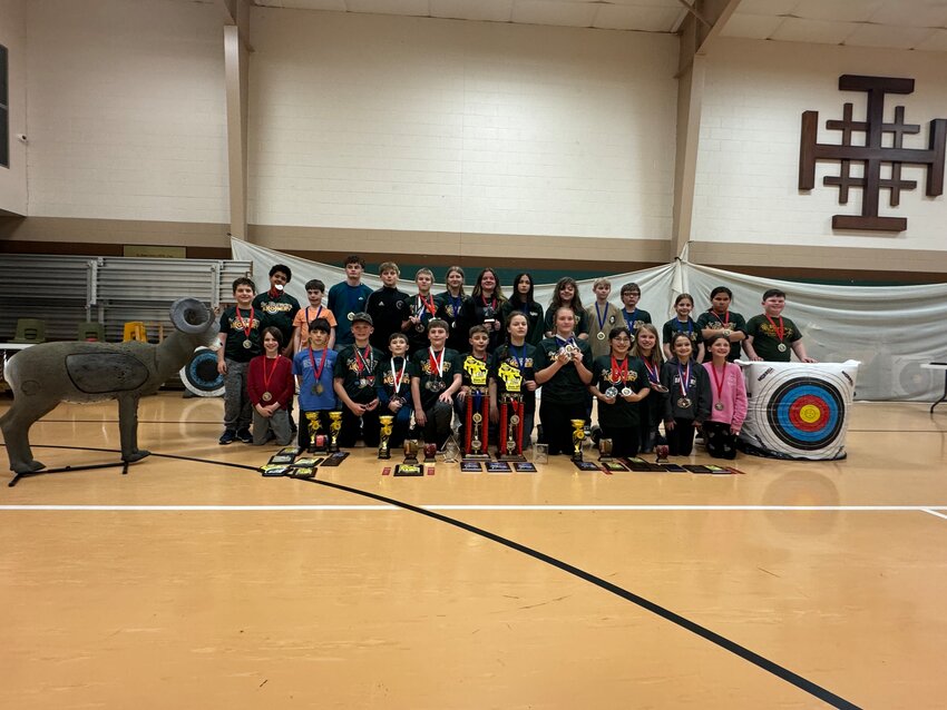 Coaches of the St. Patrick’s School Archery Team Luke Schwarz, Jacob Hostetler and Travis Bores will be taking a Middle School team to Nationals in Kentucky this week. The archers have been working hard by practicing almost each weeknight in preparation for the tournament. We wish them the best of luck!