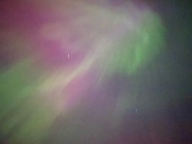 Northern lights photos from Herrman Elementary.