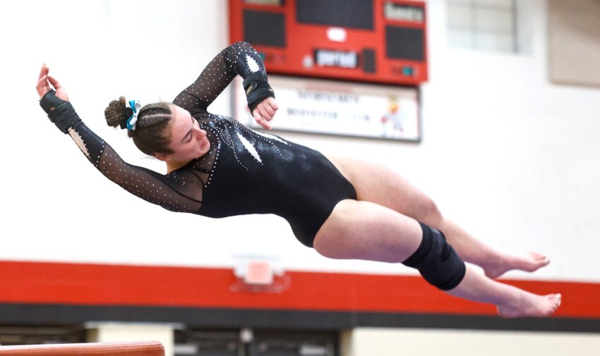 West Salem&rsquo;s Kennedy Garbers  posted a PR in the all-around and on  bars last Friday.