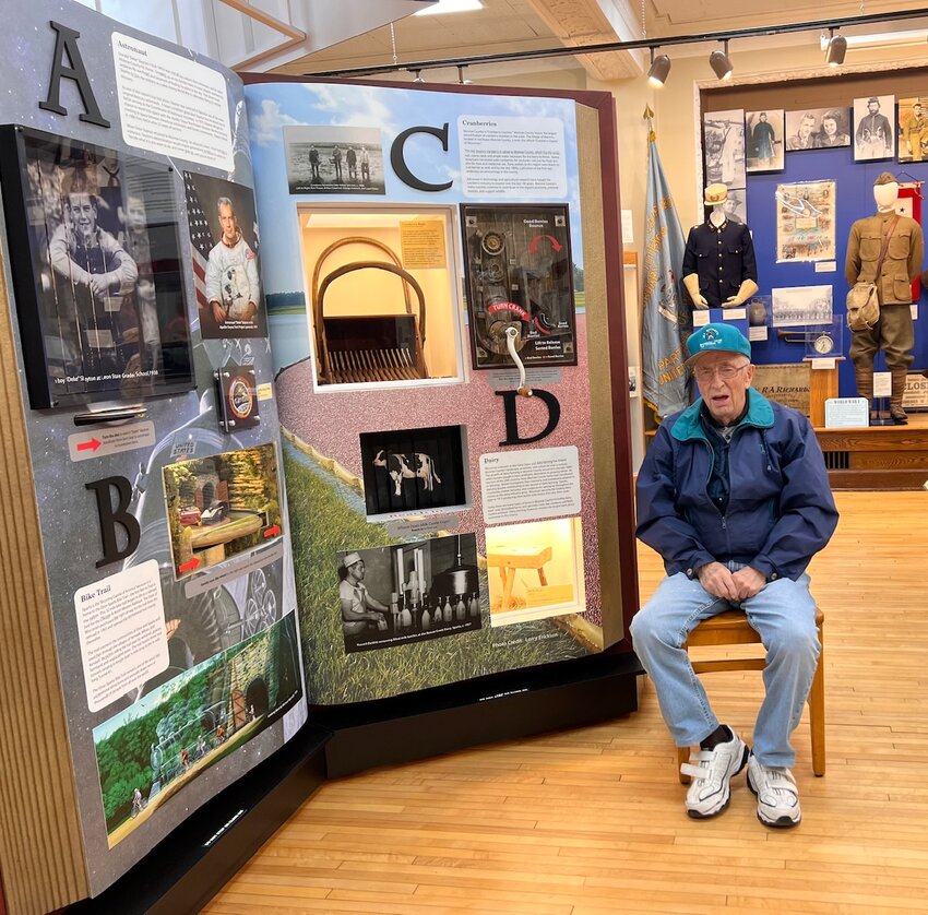 Fun Fact: Spencer Jenkins told the Herald, &ldquo;...I made my first milking stool when I was nine. If you&rsquo;ll believe it, it is on display at the Monroe County History Room. It has an extra hole on the bottom, where I misjudged the placement of the third leg.&rdquo; Jenkins&rsquo; ca 1939 milking stool is on permanent display as part of the exhibit &ldquo;Monroe County A-Z,&rdquo; under &ldquo;D for Dairy.&rdquo;