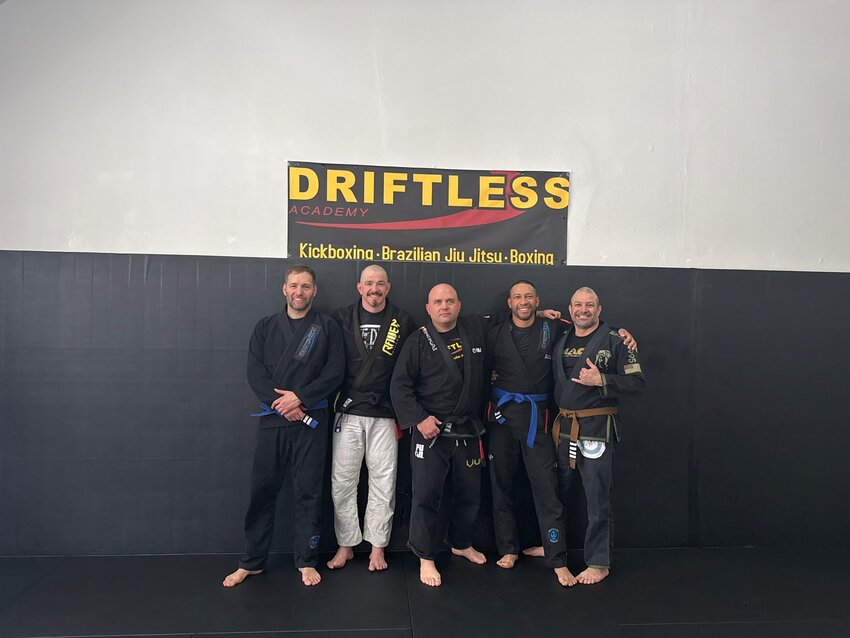 Chris LaForce, Ian Maland, Levi Rognholt, Jason Jones, and Shane Flores. Chris, Ian, Levi, and Jason own Driftless Academy, and Shane is one of the coaches.  Contributed Photo