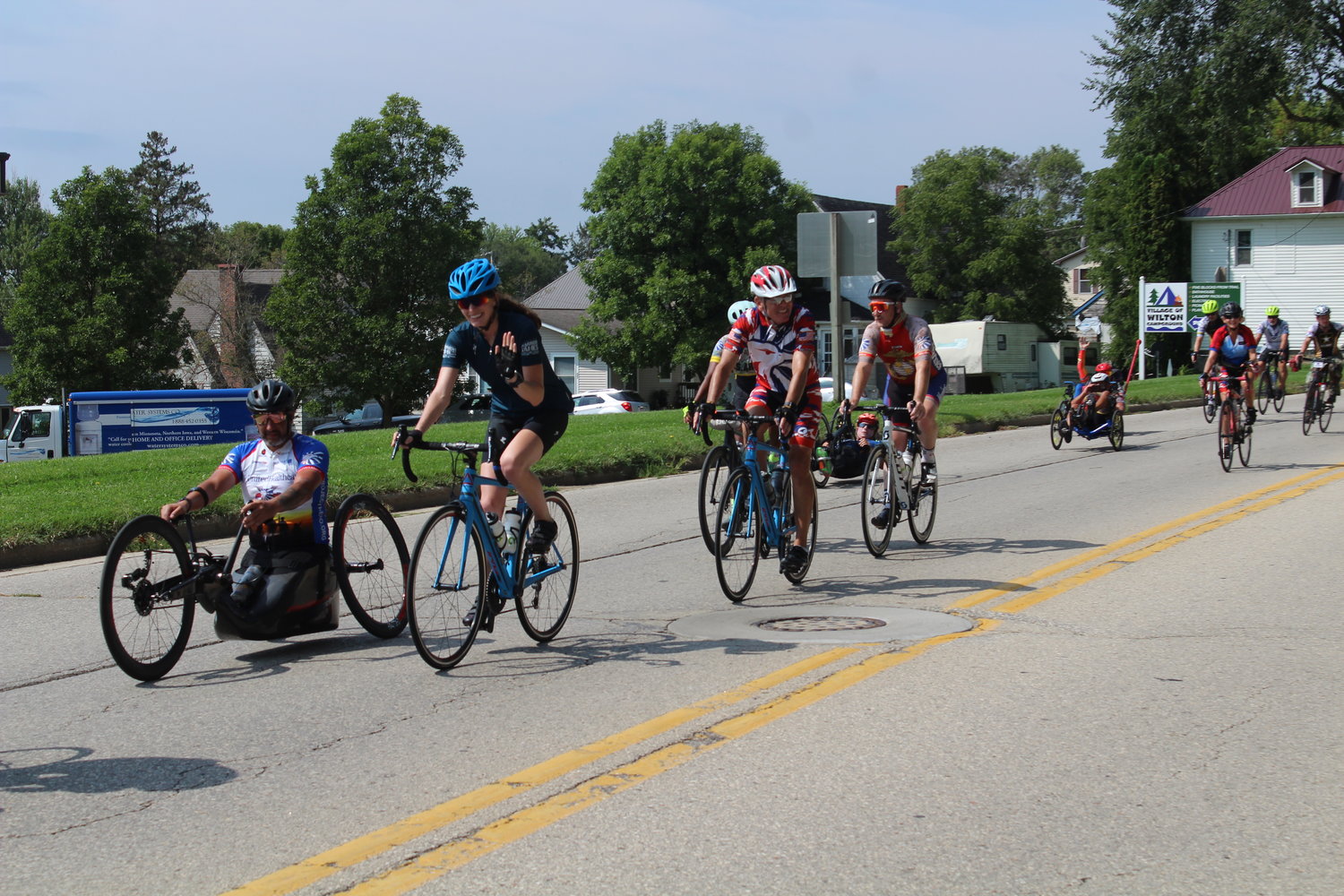 Over 40 bicyclists with Project Hero rolled through Monroe County Wednesday.