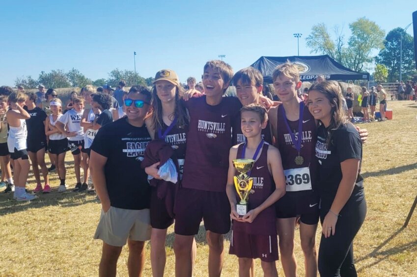 The Junior Eagles boys were first and girls second.