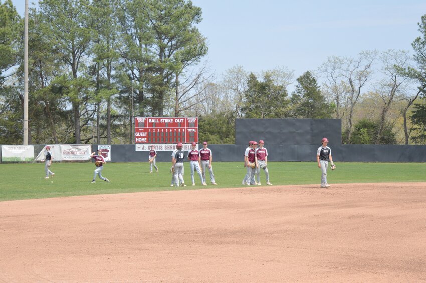 Huntsville’s baseball team has worked hard to improve during practice for the stretch run of the conference season.