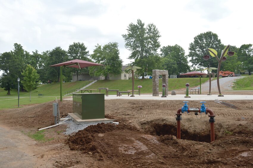 Delays have set back the opening of Huntsville&rsquo;s splash pad at the city&rsquo;s College Street Park.