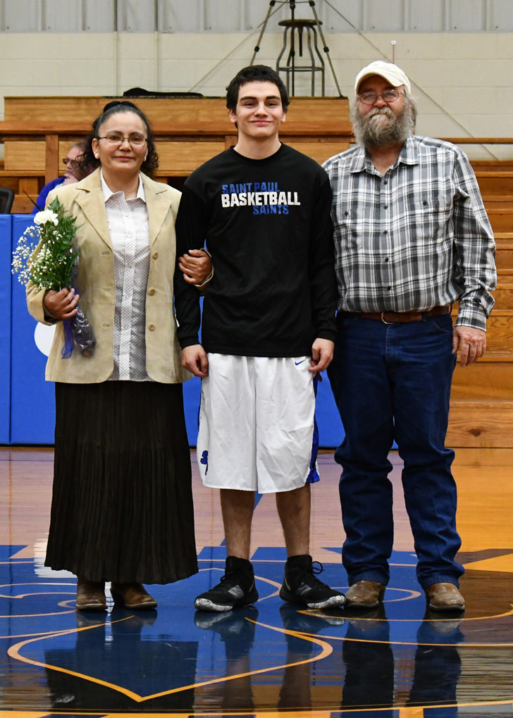 Alex Fleming with Blanca and Danny Bryant.