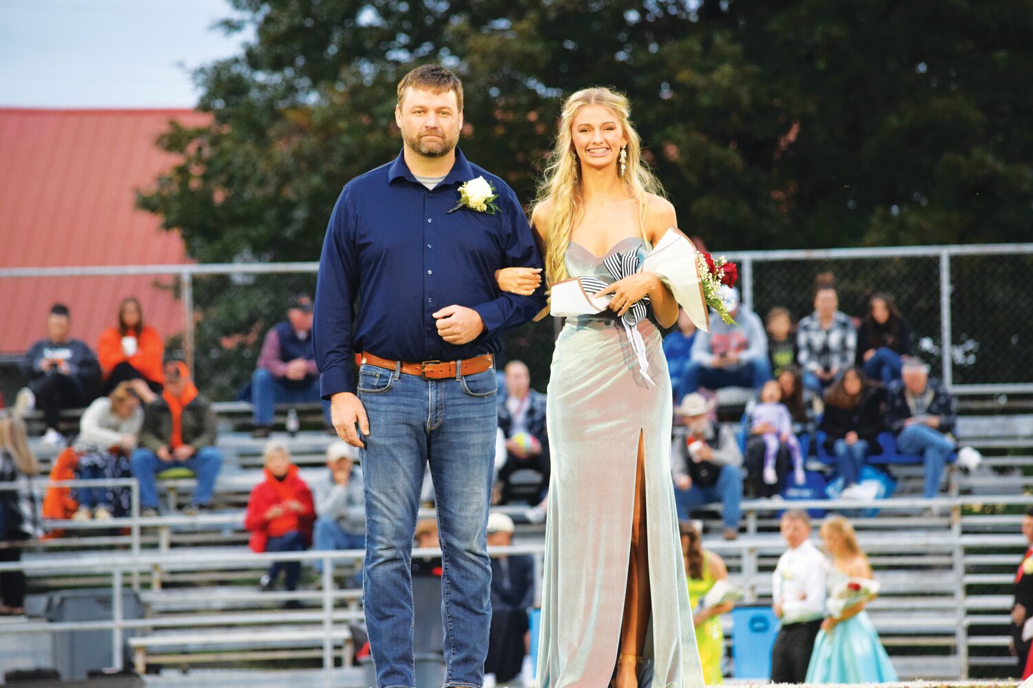 Junior Maid, Lakelynn Greenfield, was escorted by her father, Beau Greenfield.