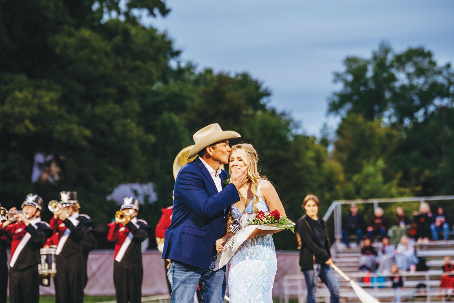 Huntsville Senior, Faith Thomas, was named the 2023 Huntsville High School Homecoming Queen. She was escorted by her father, Danny Thomas.
