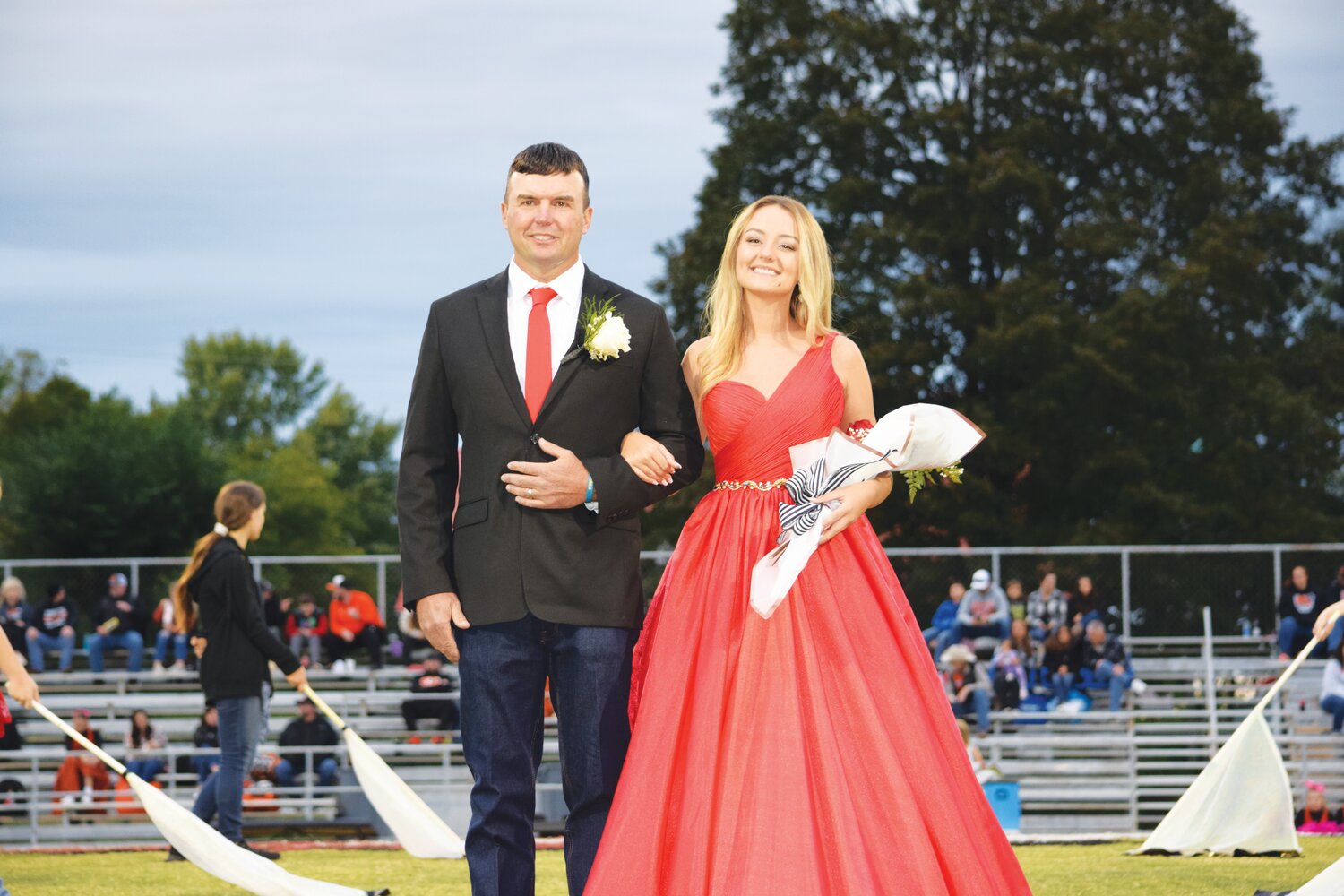 Senior Maid, Valerie Russell, was escorted by her father, Dustin Russell.