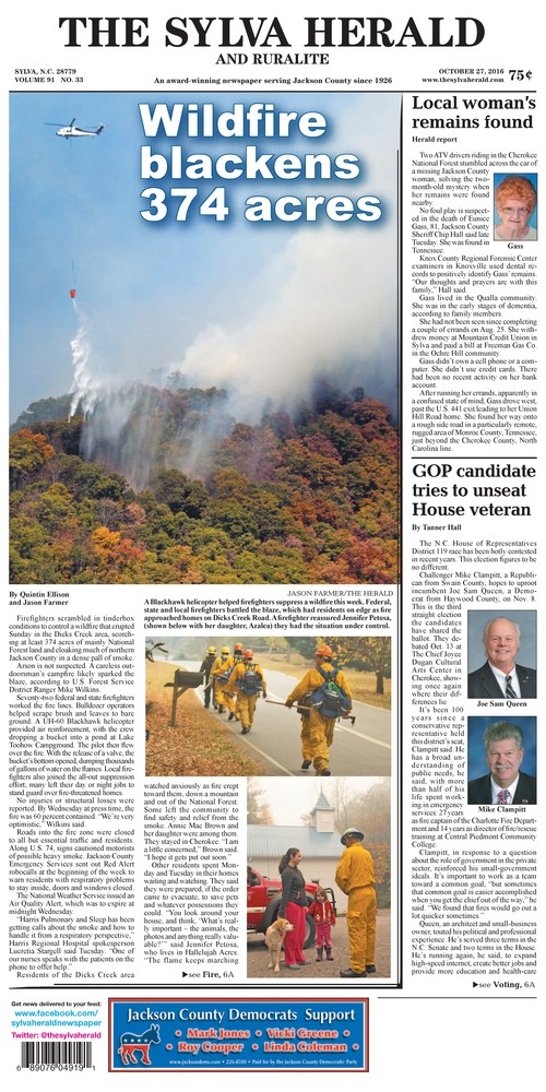 Sylva Herald and Ruralite, The | North Carolina Press Association