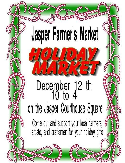 Jasper Farmers' Market to hold Holiday Market Dec. 12 - Newton County Times