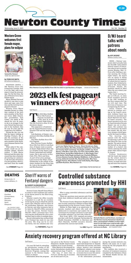 Wednesday, June 21, 2023 - Newton County Times