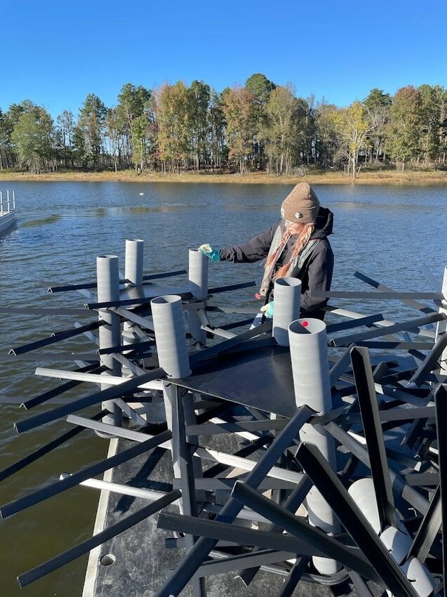 Habitat and fish added to Arkansas waters by the truckload in 2023