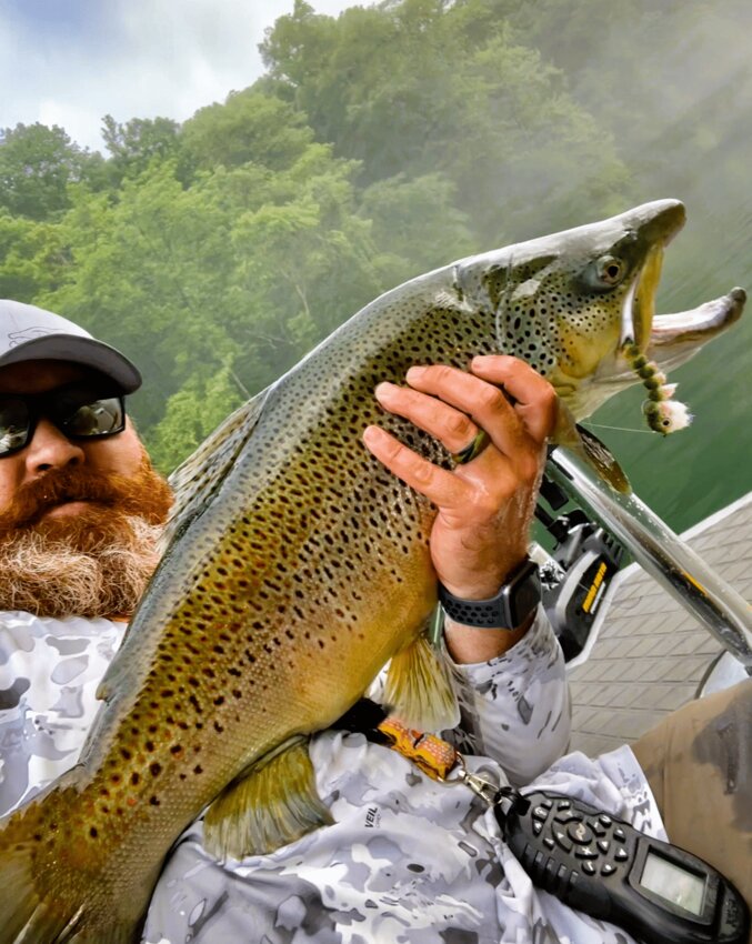 Mitch Holland&rsquo;s first big trout catch was similar to the next one, but there are obvious differences in pattern, a telltale way to distinguish between fish. Spots on a brown trout are like fingerprints.