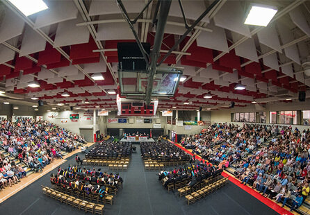 Northark celebrates 421 graduates at 2025 Commencement ceremonies
graduates and audience in Pioneer Pavilion.