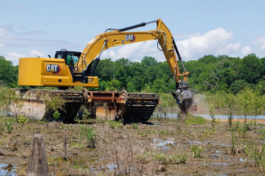 Contractors with the AGFC have cleared 6 miles of the proposed 30-mile boat lane network since receiving the permits from the Army Corps of Engineers in April.