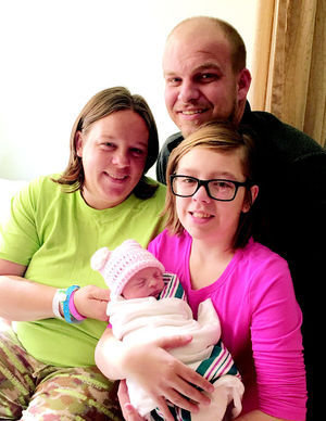 Alexis Freeman was first baby at NARMC in 2017 - Newton County Times