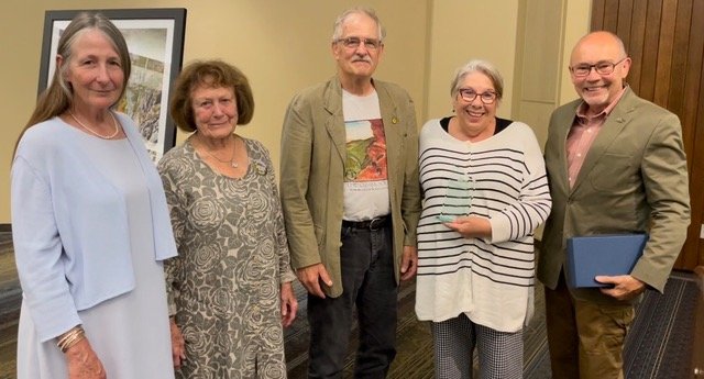 The Ozark Society receives the Marjory Stoneman Douglas Award.