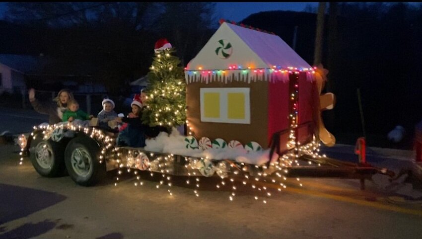 This is a float that was in last year's Mt. Judea Christmas Parade. This year's parade will be at 5 p.m. Saturday, Dec. 2.