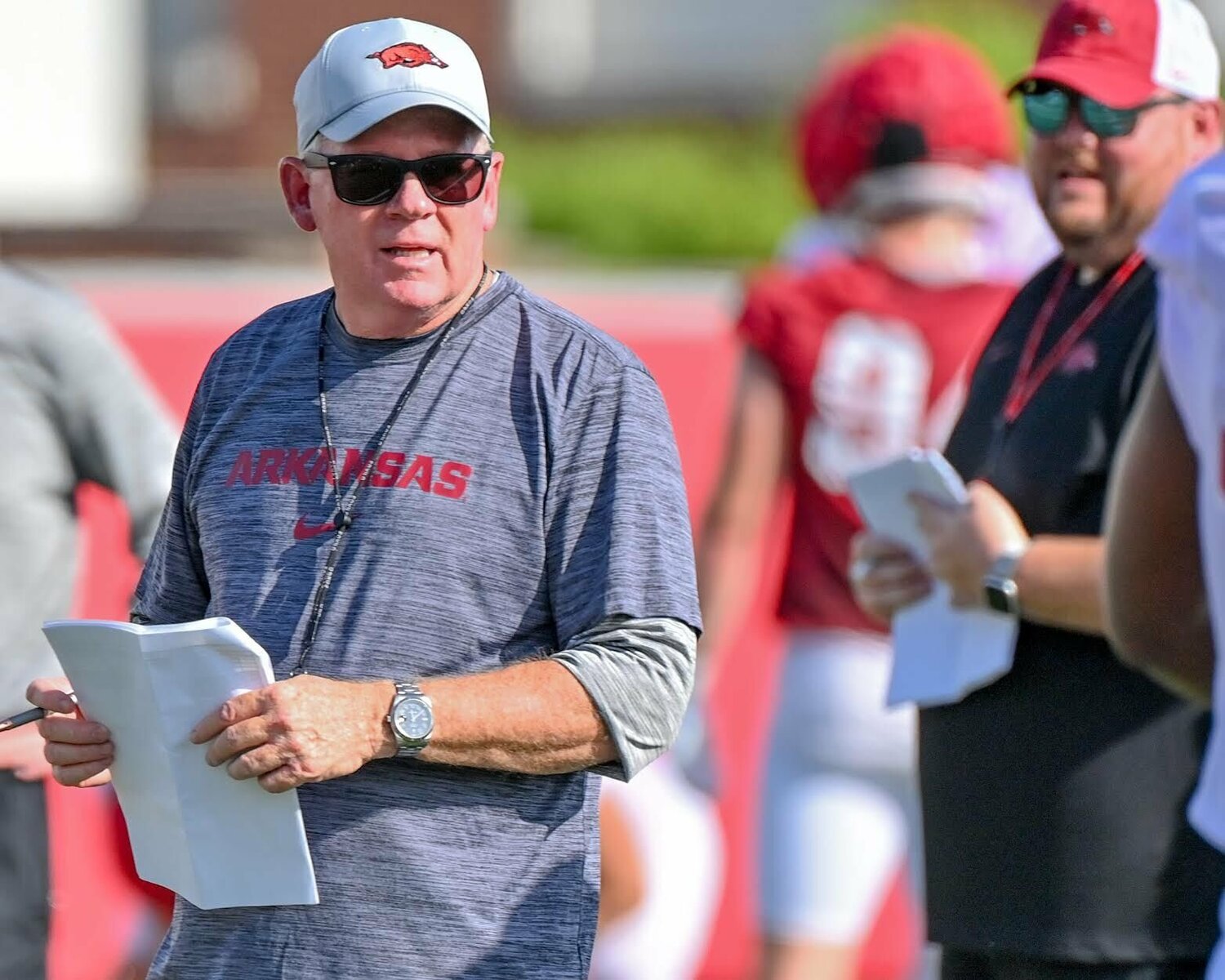 Petrino and Green like where the offense is heading