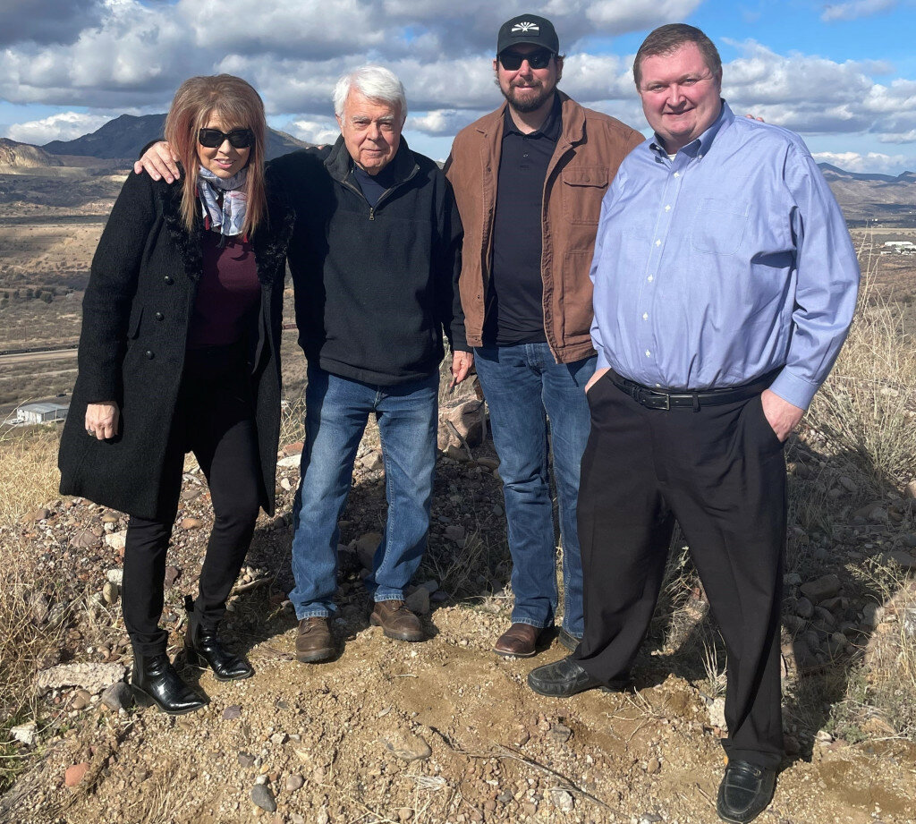 Courtesy photo
At the overlook of Phase 3 of the TRSD project. Pictured, from left: TRSD Board Members Connie Callaway and Robert Jacques, Congressman Eli Crane and TRSD Bond Counselor Tim Stratton.