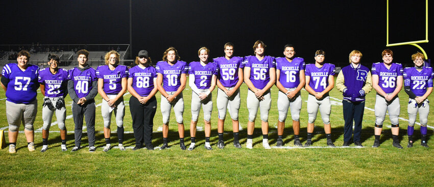 Football Hubs fall to Richmond Burton in Senior Night finale