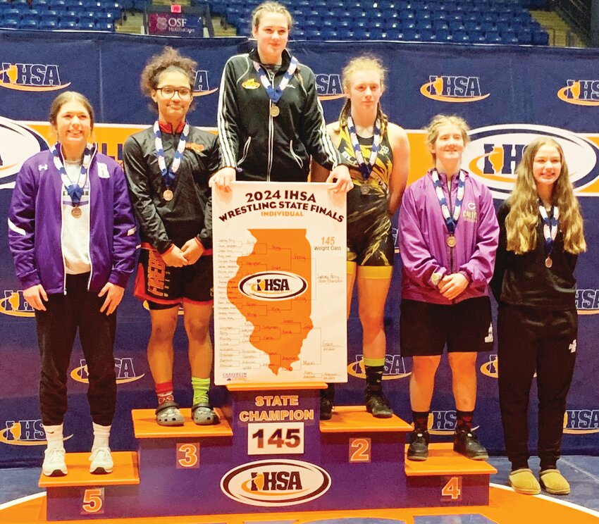 Junior Dempsey Atkinson medaled in fifth place at the IHSA State Championships in Bloomington over the weekend.