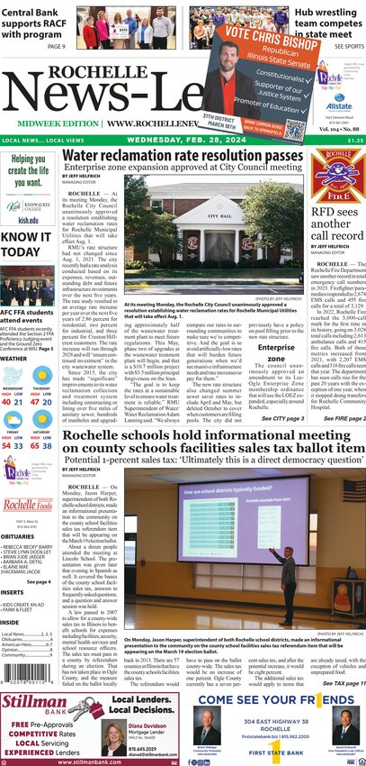 Rochelle News-Leader — Wednesday, Feb. 28, 2024 - The Rochelle News-Leader