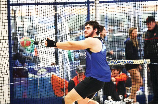 Former Rochelle student-athlete Zach Sanford set PRs in all of his four throwing events during his sophomore season at the University of Dubuque.