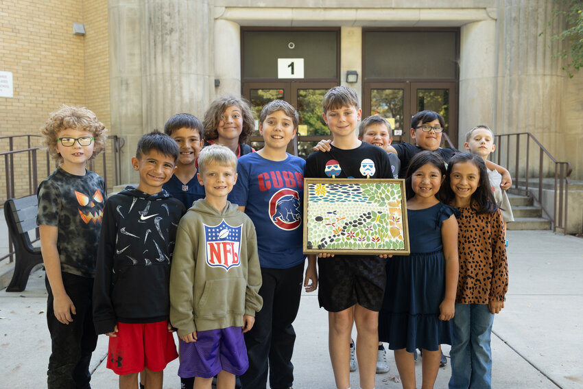 Mosaic art pieces made by the students in the Rochelle Elementary School District HUB Program are being auctioned off this month to benefit the Danny and Stephanie Williams Fund for the Arts, a donor-advised fund at the Rochelle Area Community Foundation.