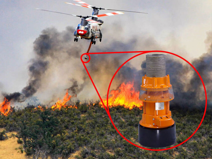 Made in Plano, the pump was recently used to fight wildfires in California.