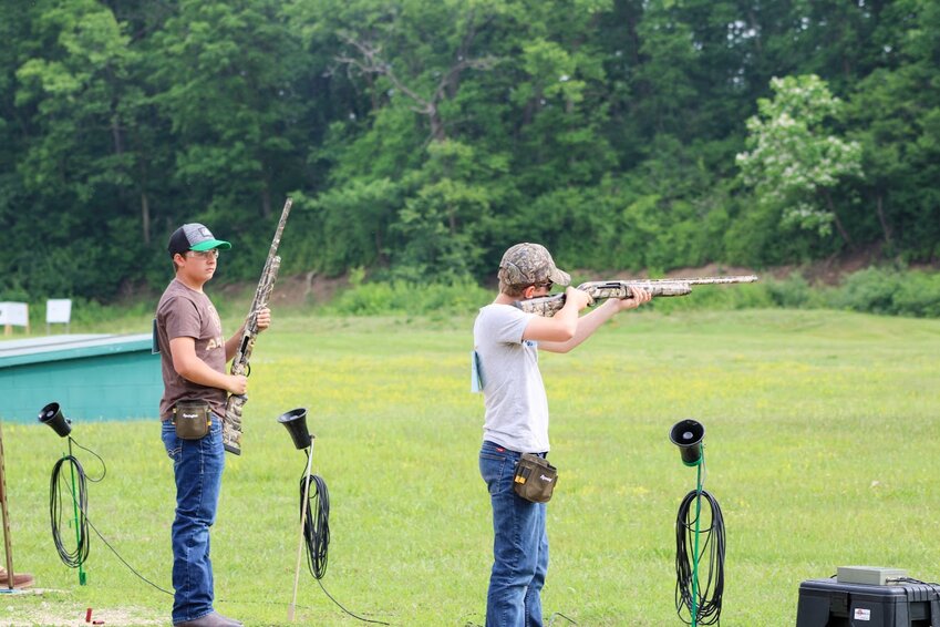 4-H participants take part in the rifle competition during the Summer Sizzle Shoot on June 7 in Chillicothe. (Photo contributed)