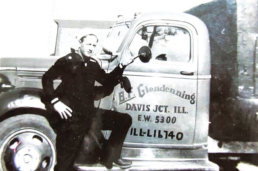 The late Bruce Glendenning served in the United States Navy during World War II in the Pacific Theater.