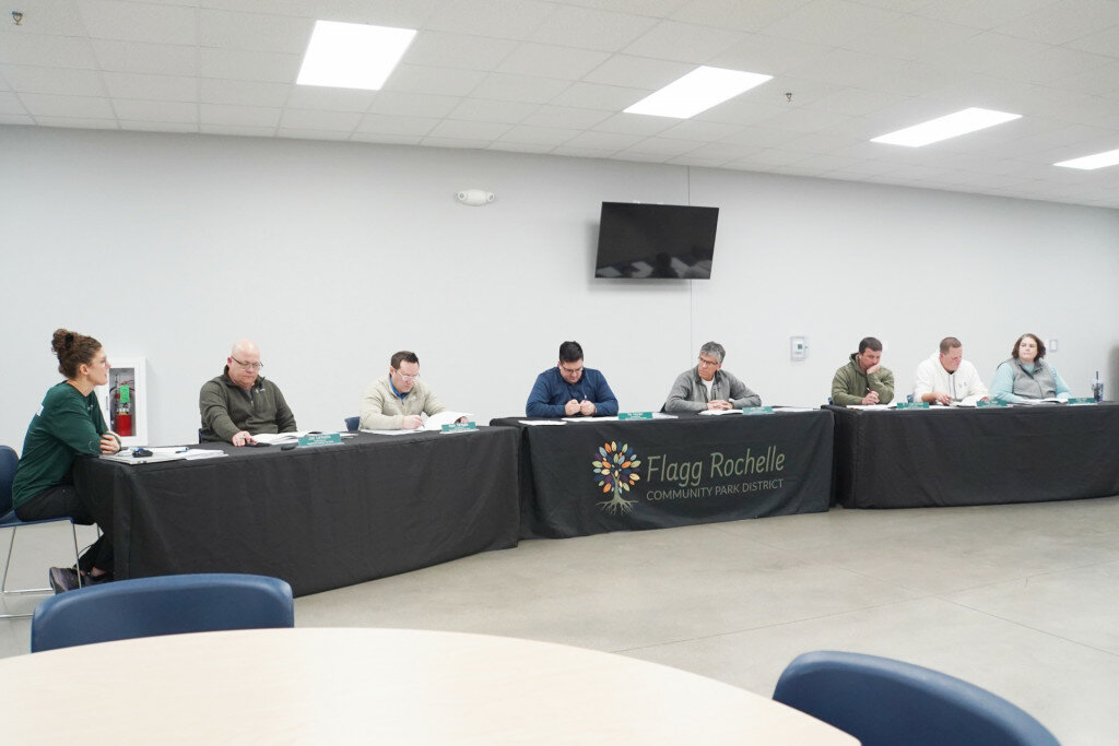 At its monthly meeting Monday, the Flagg-Rochelle Community Park District Board of Commissioners heard an update from Executive Director Jackee Ohlinger on ongoing maintenance projects.