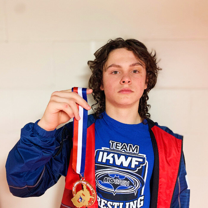 Wrestling Voight medals at USAW National Middle School Duals The