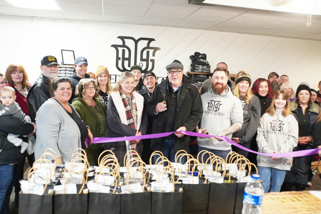 On Friday, a ribbon cutting event was held for Steder Tattoo, a tattoo parlor at 507 W. 4th Ave. downtown that is now open.