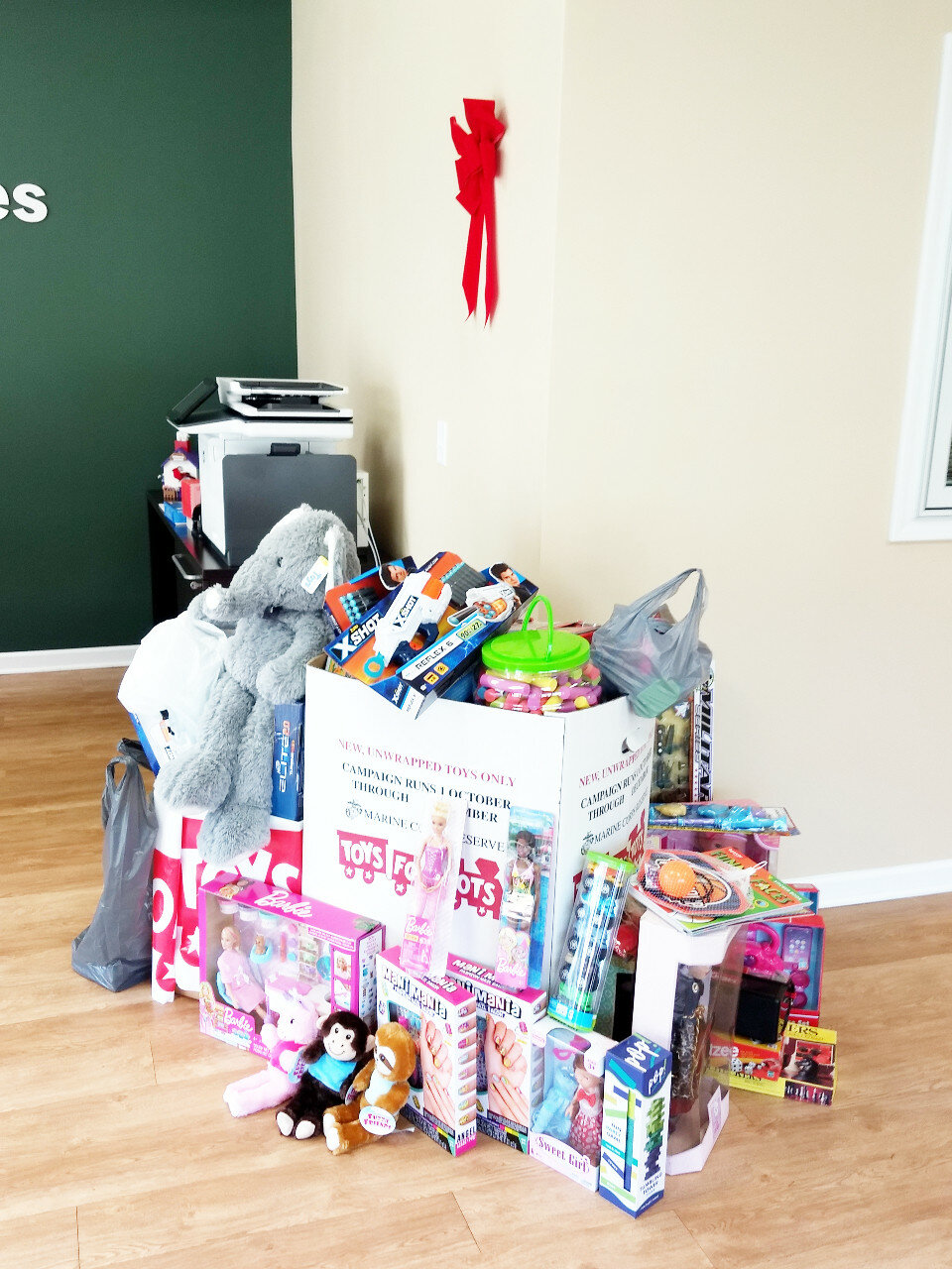 "On behalf of Edward Jones, Office of Anthony Rowley, we sincerely thank everyone that donated to Toys for Tots."