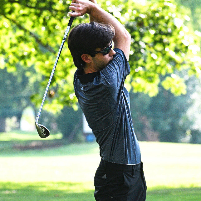 Senior Rowan Williams took home the Most Improved Player honor for the Rochelle Hub varsity golf team this season. (Photo by Russell Hodges)