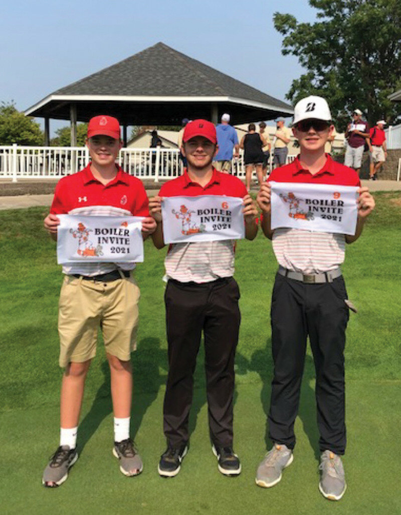 Pictured above are Wes Wilson, Hayden Wittenauer and Jackson Rogers.
Photo submitted