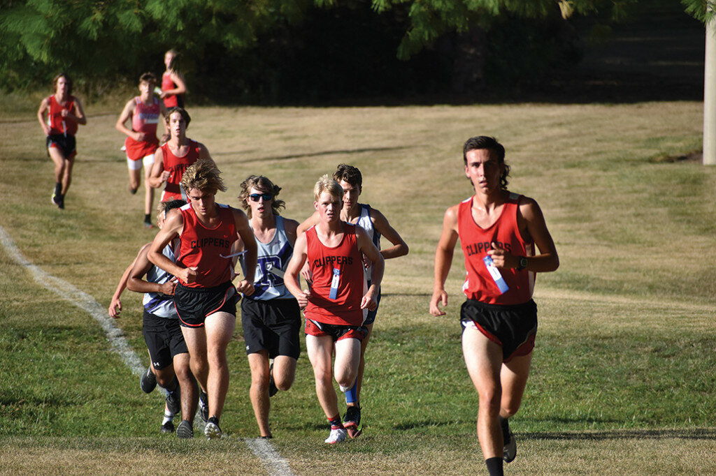 Amboy boys cross country team placed second at the Oregon Cross Country meet on Sept. 8.
Photo courtesy of Heather Loftus
