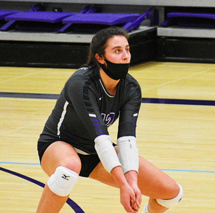 Senior Sylvia Hasz will be the cornerstone player for the Rochelle Lady Hub varsity volleyball team this season. (Photo by Russell Hodges)
