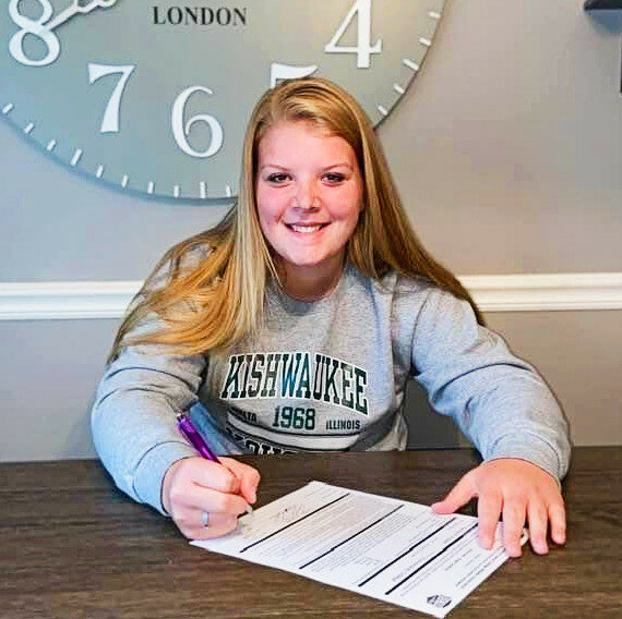 Rochelle senior graduate Kendal Ansteth signed to continue her academics and her softball career with Kishwaukee College next year. (Courtesy photo)