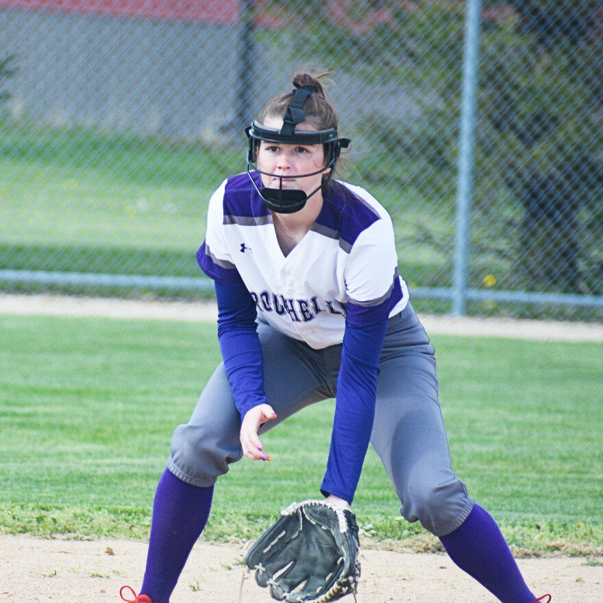 Junior Jordin Dickey will be a key returning player for the Rochelle Lady Hub varsity softball team. (Photo by Russell Hodges)