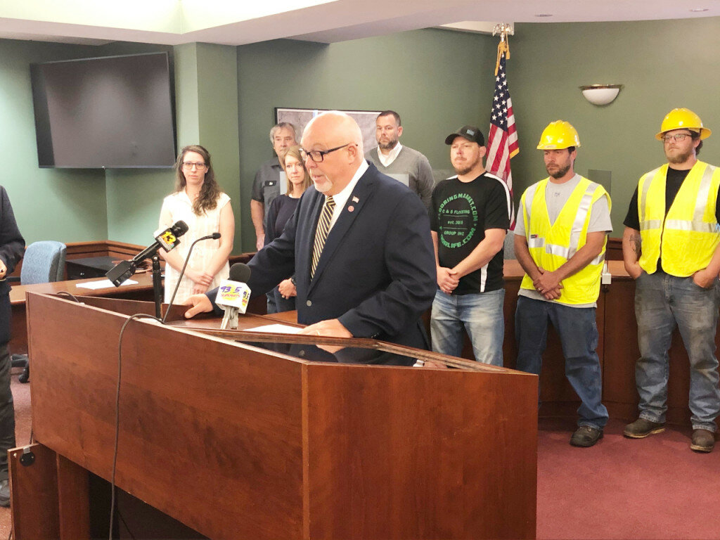 Rochelle city officials made a plea to the public Monday to reach out to state lawmakers and the governor’s office in support of keeping the Prairie State Energy Campus in Marissa, Illinois open past 2035.