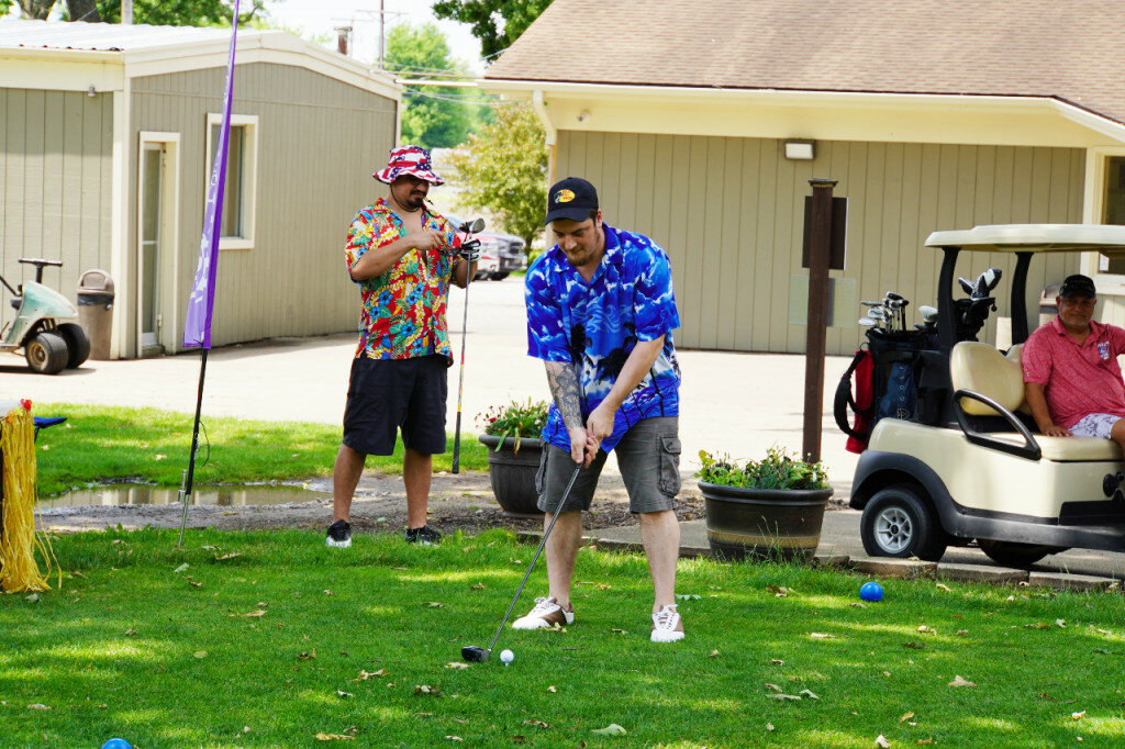 One hundred and thirty four golfers took to Fairways Golf Course in Rochelle Tuesday for the Rochelle Chamber of Commerce’s 51st annual Holcomb Bank Play Day.