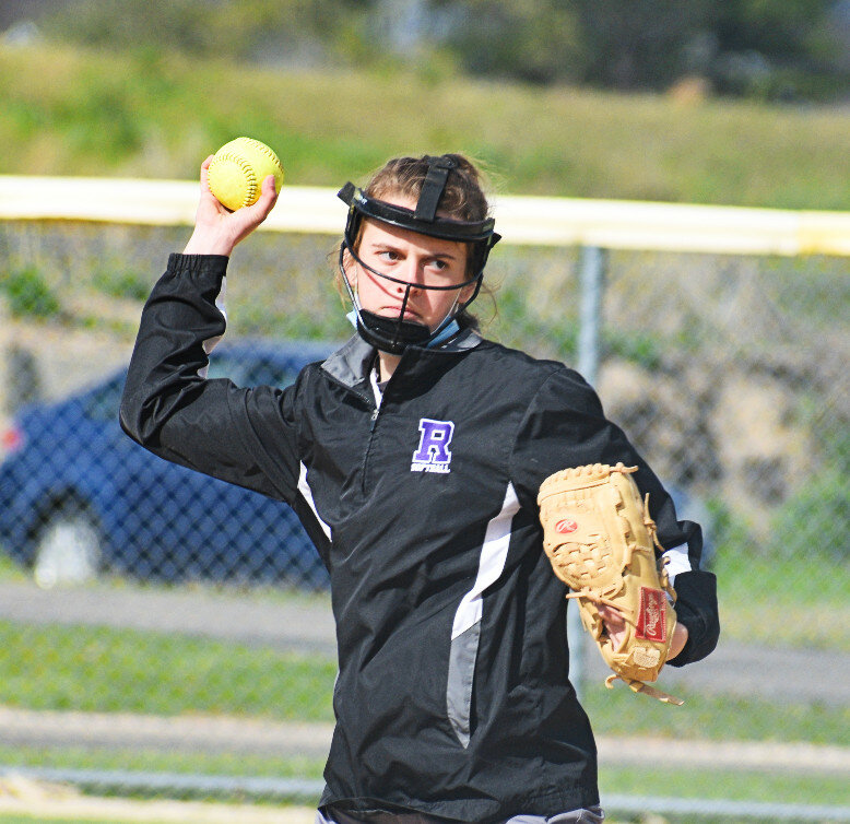 Junior MeLisa Young went 3-for-3 with two RBIs in the Rochelle Lady Hub varsity softball game against Plano on Monday. (File photo by Russell Hodges)