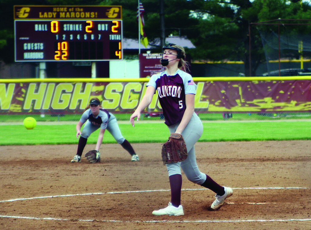 Marc Rogers / Journal — 
Ashley Armstrong (#5) pitches a complete game for the win.